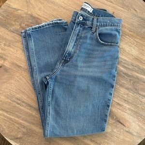 Ultra High Rise Ankle Straight Jeans